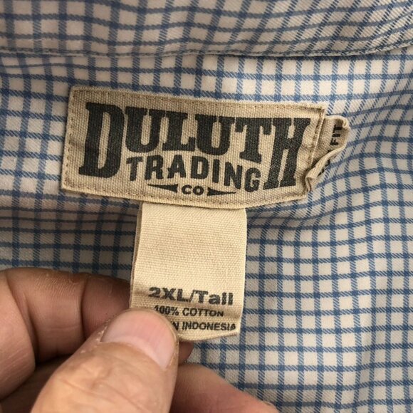 2 Duluth Trading Co Mens Shirt 2XLT Lot Of Two Long Sleeve Trim Fit Long Sleeve - Picture 13 of 16
